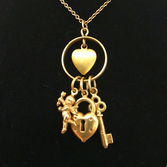Brass Charm Necklace - Picture 3 of 6